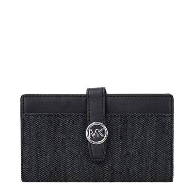 Michael Kors Black Fabric Wallet