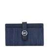 Michael Kors Blue Fabric Wallet