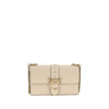 PINKO Beige Calf Leather Bos Taurus Shoulder Bag
