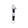 Prada Black Nylon Keychain