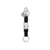 Prada Black Nylon Keychain