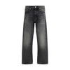 Sunflower Black Cotton Relaxed Fit Jeans