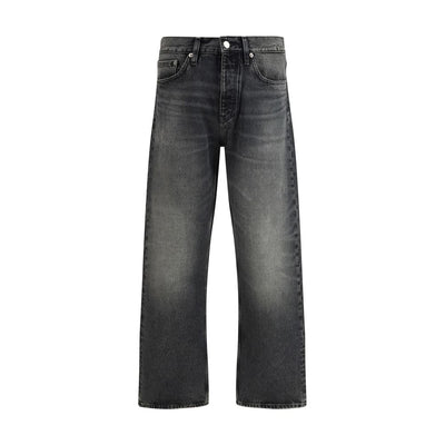 Sunflower Black Cotton Relaxed Fit Jeans