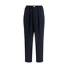 Marni Blue Merino Wool Casual Pants