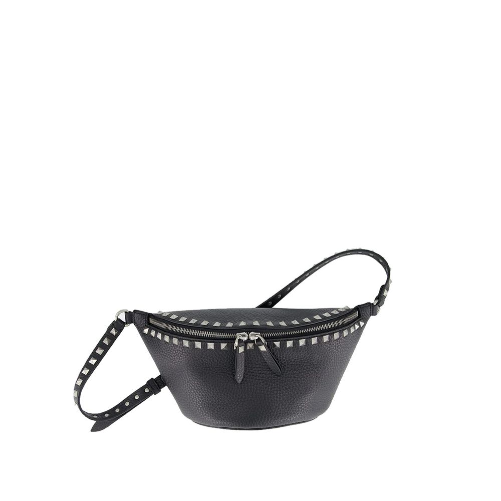 Valentino Garavani Black Calfskin Belt Bag