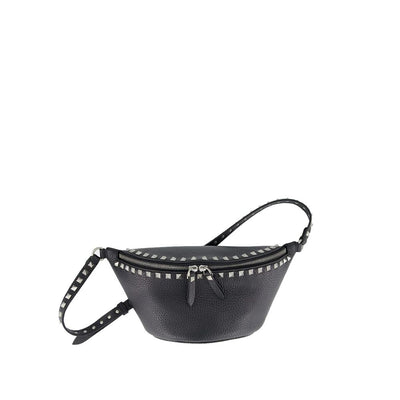 Valentino Garavani Black Calfskin Belt Bag