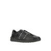 Valentino Garavani Black Leather Low Top Sneakers