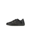 Valentino Garavani Black Leather Low Top Sneakers