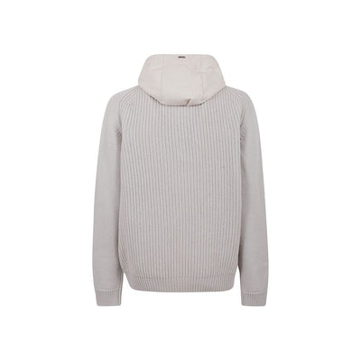 Herno Gray Wool Sweatshirt
