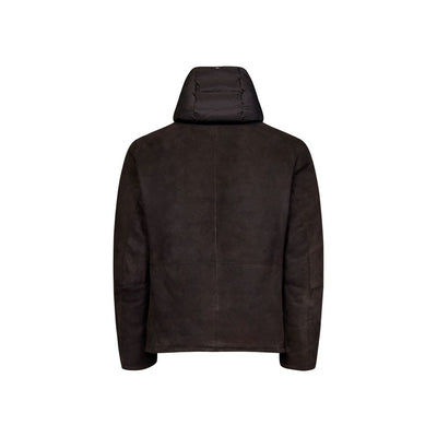 Herno Brown Lambskin Coat
