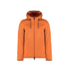 Herno Orange Cashmere Full-Length Jacket