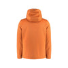 Herno Orange Cashmere Full-Length Jacket