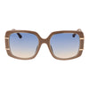 Guess Brown Metal & Plastic Sunglasses