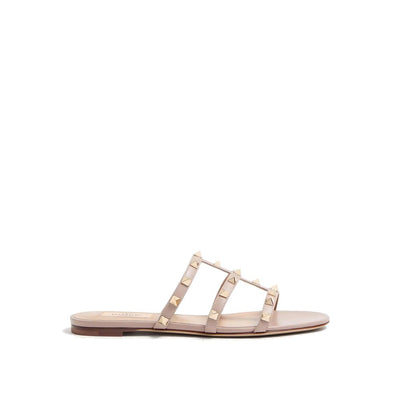 Valentino Garavani Multicolor Calfskin Strap-On Sandals