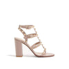 Valentino Garavani Beige Calfskin Platform Sandals