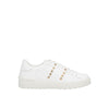 Valentino Garavani White Calfskin Low Top Sneakers