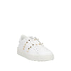 Valentino Garavani White Calfskin Low Top Sneakers