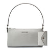 Michael Kors Silver Leather Shoulder Bag