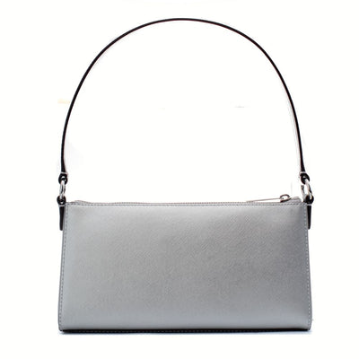 Michael Kors Silver Leather Shoulder Bag