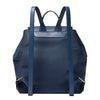 Michael Kors Blue Canvas Backpack