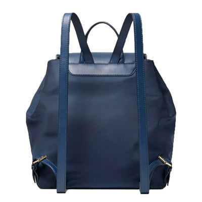 Michael Kors Blue Canvas Backpack