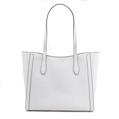 Michael Kors White Canvas Tote Bag