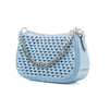 Michael Kors Blue Canvas Handbag