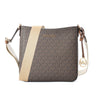 Michael Kors Brown Canvas Crossbody Bag
