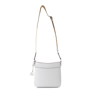 Michael Kors White Canvas Shoulder Bag