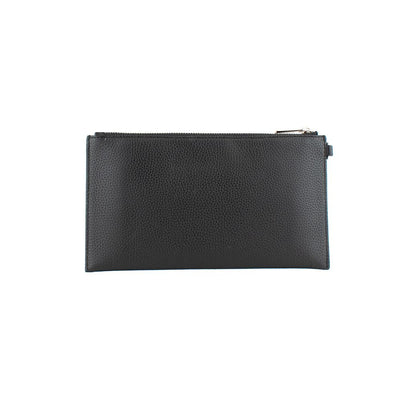 Michael Kors Black Leather Clutch Bag