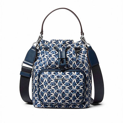 Michael Kors Blue Nylon Backet Bag