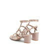 Valentino Garavani Beige Calfskin Strap-On Sandals