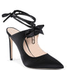 Dee Ocleppo Black Silk Or Polyester High Heel Pumps