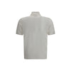 Brunello Cucinelli White Cotton Polo Shirt
