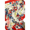 Borbonese Red Silk Women Scarf
