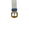 Borbonese Blue Polyvinyl Women's Belt