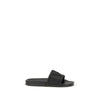 Valentino Garavani Black Rubber Sandals