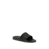 Valentino Garavani Black Rubber Sandals