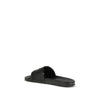 Valentino Garavani Black Rubber Sandals