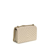 PINKO Beige Calf Leather Bos Taurus Shoulder Bag