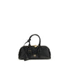 PINKO Black Calf Leather Bos Taurus Handbag