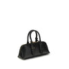 PINKO Black Calf Leather Bos Taurus Handbag