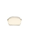 Valentino Garavani Cream Calf Leather Bos Taurus Shoulder Bag