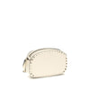 Valentino Garavani Cream Calf Leather Bos Taurus Shoulder Bag
