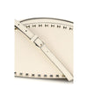 Valentino Garavani Cream Calf Leather Bos Taurus Shoulder Bag