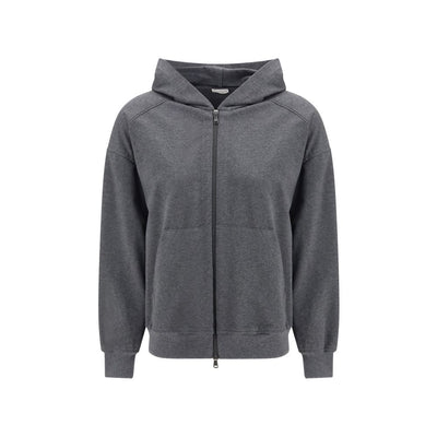 Brunello Cucinelli Gray Cotton Sweatshirt