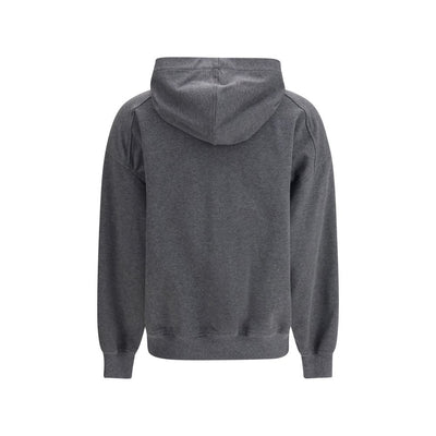 Brunello Cucinelli Gray Cotton Sweatshirt