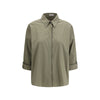 Brunello Cucinelli Bicolor Cotton Dress Shirt