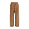 Brunello Cucinelli Brown Cotton Casual Pants
