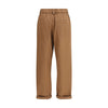 Brunello Cucinelli Brown Cotton Casual Pants
